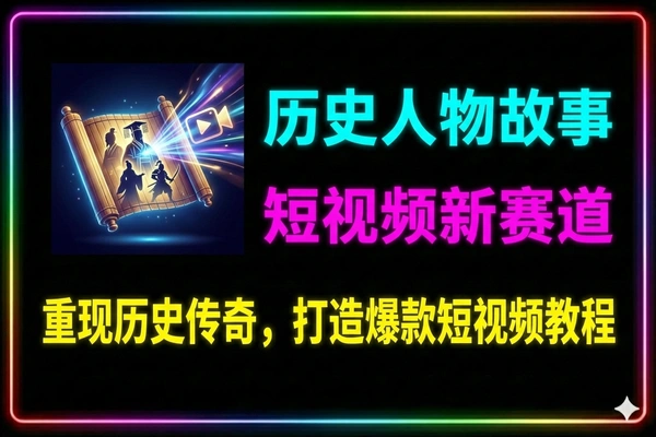 历史人物故事短视频教学